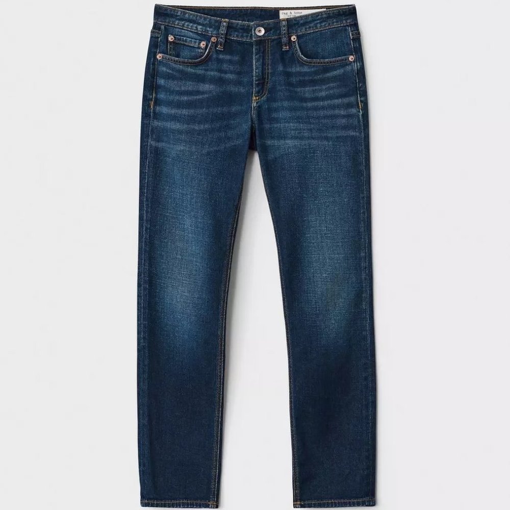 rag & bone Dre Low-Rise Slim Boyfriend Jean - Aster